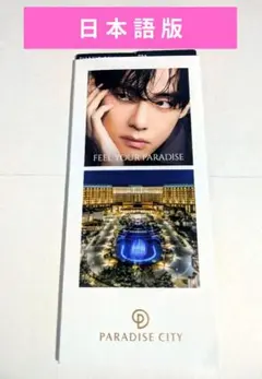 BTS V テテ　パラダイスシティ　リーフレット　パンフレット日本語版