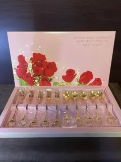 【しーの様専用】　ハート型　ティースプーン&ケーキフォーク