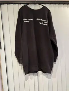 ロデオクラウンズ テキストプリント オーバーサイズトレーナー（ワンピースにも）