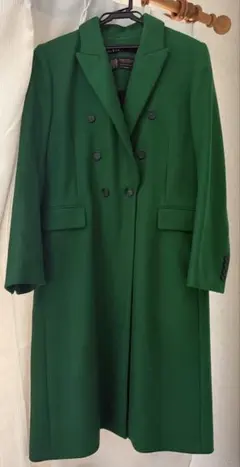 2026年最新】ZARA カラー：グリーン系 レディース チェスターコートの