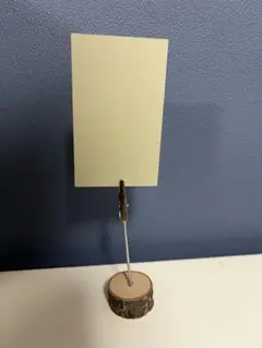 木製クリップスタンド 15個セット　結婚式　テーブル装飾