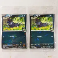 Nのゾロア プロモカード 2パック 新品未開封品