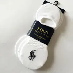 Ralph Lauren ラルフローレン フットカバー ソックス 靴下 3足