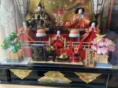 久月 雛人形 親王官女飾 ケース入りのサムネイル