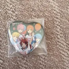 ハート型缶バッジ 5人のキャラクター