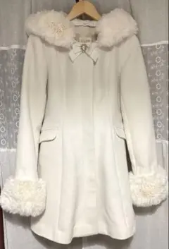 Secret Honey ビジューリボン付き ロングコートのサムネイル