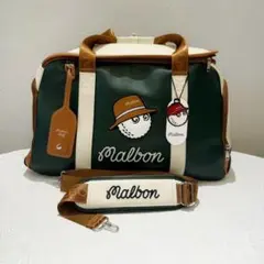 Malbon 限定スタンドキャディバッグ 目立つ赤 ブラック配色✨即購入可⭐ ☆MALBON Golf☆KING CARD STAND BAG☆ゴルフ (Malbon Golf