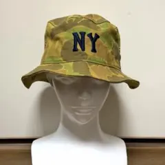 k*1様 ビームス NY刺繍 迷彩 バケットハット M/57-56㎝ コットンのサムネイル