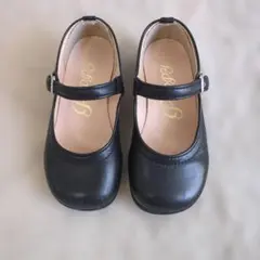 日本製 POPPY フォーマルシューズ 14.0cm EE ブラック 黒 お受験