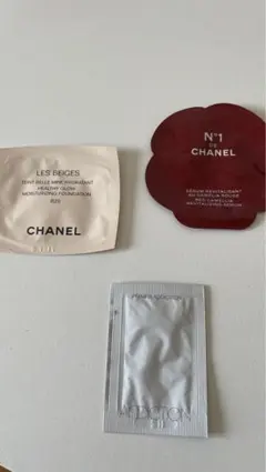 ファンデーション、美容液、プライマー サンプル