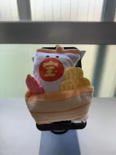 つぶらな瞳の縁起物 マスコット 宝船