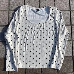 さ*な様 nugu ドット柄長袖シャツのサムネイル