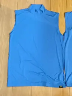 ZETT 青 タートルネック アンダーシャツ 2枚セット