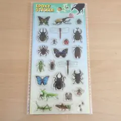 昆虫☆恐竜☆エポキシステッカー☆2枚セット