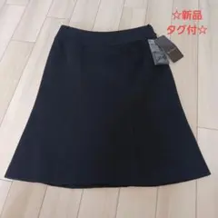 未使用タグ付、日本製 ☆「 Reflect 　ひざ丈 フレアスカート」☆のサムネイル
