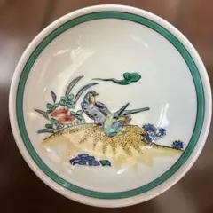 九谷焼 盃 陶芸 骨董品 共箱付き