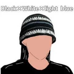 クロシェハット　クラッシャーハット　バケットハット　ハンドメイド　ビーニー