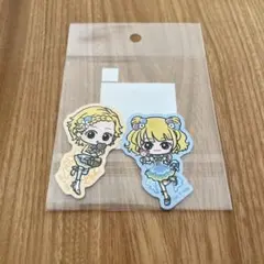アイカツ プリパラ ガーデンパーティー ダイカットステッカー ひなき みれぃ
