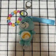 ケアベア チャーム付きマスコット バッグチャーム キーホルダー