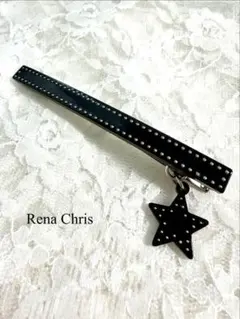 【H43】Rena Chris 星チャーム付きダッカール 黒のサムネイル