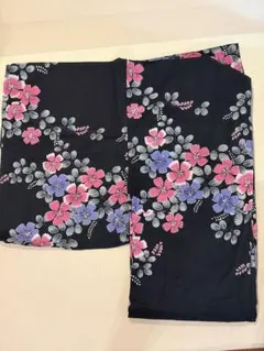 浴衣 朝顔・紫陽花・白猫 - メルカリ