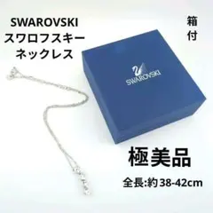 未使用級 SWAROVSKI スワロフスキー ネックレス Iライン 箱付き - メルカリ