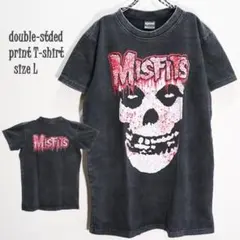 【新品】ビンテージ加工　バンドTシャツ　L　ミスフィッツ　910−082−01