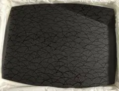 紋紗塗 漆器プレート皿 大皿 木製 津軽塗 七々子塗　すすき塗