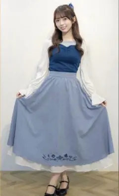 【ディズニー】しまむら　アリエルロングスカート Sサイズ