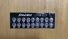 SnowMan serious 特典 すのぷくシール