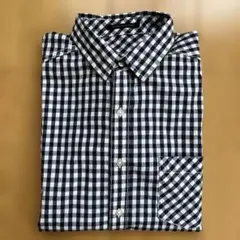BARNYARDSTORM チェック柄シャツ 長袖 ネイビー