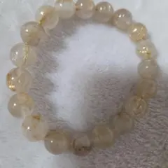 天然石 ルチルクォーツ ブレスレット