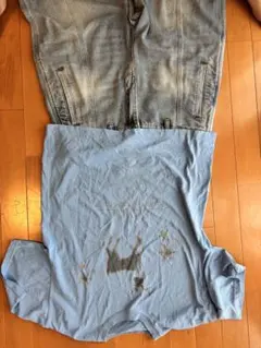 アメリカ直輸入半袖Tシャツ ライトブルー