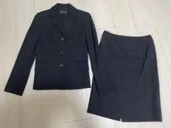 INDIVI 黒のスーツ38 40 インディヴィ