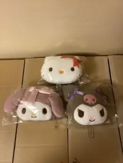 サンリオ ふわふわ フェイス型 ポシェット 全3種セット