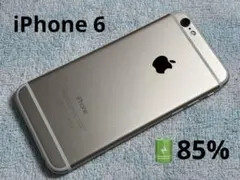 Apple iPhone 6 ゴールド Gold スマホ バッテリー85%