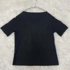 HAVE A NICE TRIP 刺繍デザイン 半袖　ブラック 花柄 シンプルのサムネイル