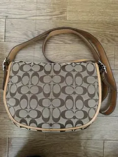 COACH ショルダーバッグ ベージュ ブラウン