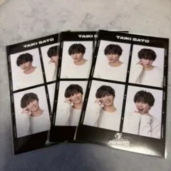 佐藤大樹 オリジナル4カットフォトステッカー セット