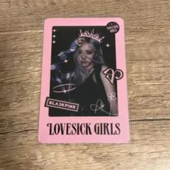 blackpink トランプ　特典トレカ　ロゼ　ROSE
