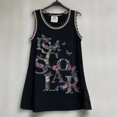 ISSCOLAR 蝶プリント ノースリーブチュニックのサムネイル