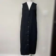 新品　ドレスキップ　ロングジレ　M ブラック　ワンピース