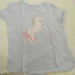 GAPKIDS スパンコール Tシャツ XL ユニコーン ブルーのサムネイル