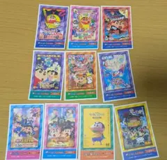 映画クレヨンしんちゃん デコステッカー　10枚セット