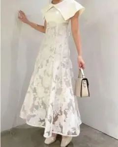 dazzlin オパールフラワーコルセットワンピース