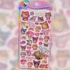 新品 サンリオキャラクター うるちゅるポップシール