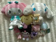 サンリオ マイメロディ シナモロール クロミ キキララ ぬいぐるみセット
