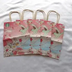 スターバックスさくら2024ショッパーバッグ4枚セット