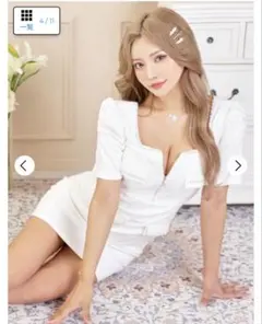 新品未使用　キャバ ドレス an ジュエルズ ローブドフルール デイジーストア