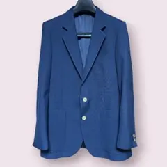 フランス製 Yves Saint Laurent ネイビーブレザー フレスコのサムネイル